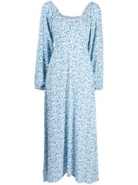 Faithfull the Brand Yuliana floral print midi dress at Farfetch