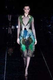 Fall 2013 Feather Dress at Gucci