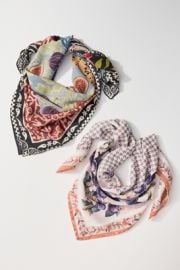 Fall Fruits Hair Scarves Set Of 2 at Anthropologie
