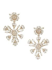 Fallon Monarch Snowflake Chandelier Earrings  SaksFifthAvenue at Saks Fifth Avenue