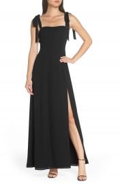 Fame and Partners Tie Shoulder Gown   Nordstrom at Nordstrom