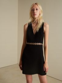 Fancy Waist V-Neckline Dress by Barbara Bui at Barbara Bui