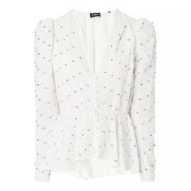 Fancywork Studded Blouse by The Kooples at The Kooples