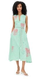 Fanm Mon Lesna Dress Plaid Green S at Shopbop