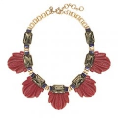 Fanned Leaf Necklace at J. Crew