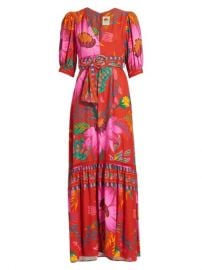 Farm Rio Floral Maxi Dress  SaksFifthAvenue at Saks Fifth Avenue