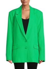 Farm Rio Notch Lapel Blazer in Bright Green at Saks Off 5th
