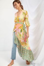 Farm Rio Tropical Wrap Maxi Dress at Anthropologie