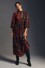 Farm x Mock-Neck Dress at Anthropologie