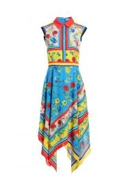 Farrah Handkerchief Dress by Alice + Olivia at Alice and Olivia