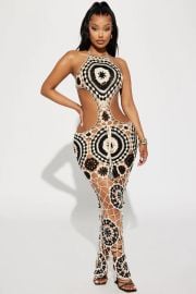 Fashion Nova Lolita Crochet Maxi Dress at Fashion Nova