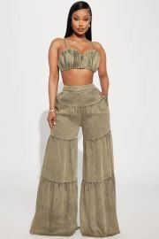 Fashion Nova Olivia Washed Pant Set at Fashion Nova