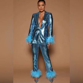 Fashion Nova Sequin Suit at Fashion Nova