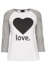 Fashion Targets Love Tee at Topshop