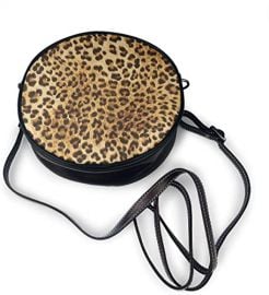 Fashion Unique Circle Clutch Purse Cool Cheetah Leopard Round Crossbody Bag at Amazon