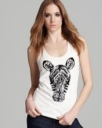 Fast Nairobi Zebra Tank by French Connection at Bloomingdales