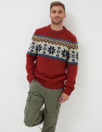 FatFace Denbigh Fairisle Jumper at Next