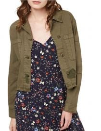 Fatigue Crop Cotton Military Jacket Sanctuary at Lord & Taylor