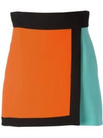 Fausto Puglisi Colour Block Wrap-style Skirt - at Farfetch