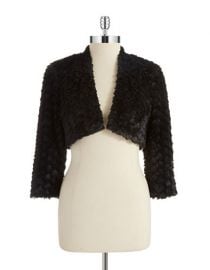 Faux Fur Bolero at Lord & Taylor