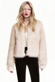 Faux Fur Jacket at H&M