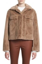 Faux Fur Trucker Jacket by Theory at Nordstrom