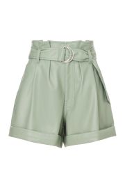 Faux Leather Belted Shorts by Marissa Webb Collective for 50 Rent the Runway at Rent the Runway