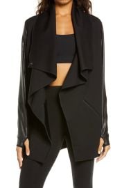 Faux Leather Convertible Jacket at Nordstrom