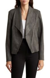 Faux Leather Draped Moto Jacket at Nordstrom Rack