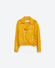 Faux Leather Jacket at Zara