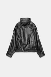 Faux Leather Jacket at Zara