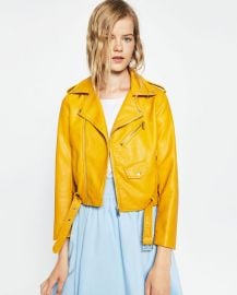 Faux Leather Jacket at Zara