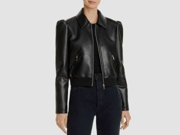 Faux Leather Jacket by Aqua at Bloomingdales