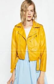 Faux Leather Jacket by Zara at Zara