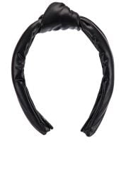 Faux Leather Knotted Headband at Revolve