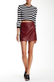 Faux Leather Mini Skirt at Nordstrom Rack