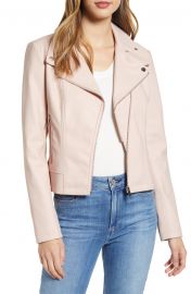 Faux Leather Moto Jacket at Nordstrom