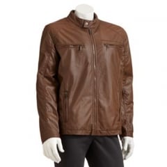 Faux Leather Moto Jacket at Kohls