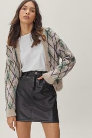 Faux Leather Pocket Mini Skirt at Nasty Gal