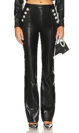 Faux Leather Rhinestone Suzette Pant In Black at Revolve