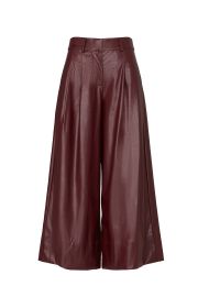 Faux Leather Sofia Culottes by Nicholas at Rent The Runway