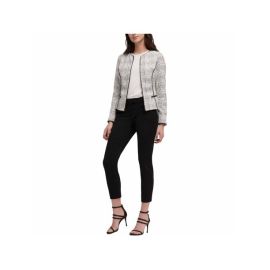 Faux-Leather Trim Jacket by DKNY at Walmart