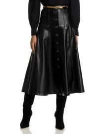Faux Leather Veena Skirt at Bloomingdales