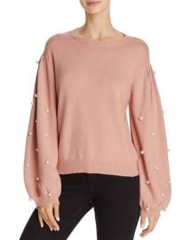 Faux Pearl Sweater by Sunset Spring at Bloomingdales