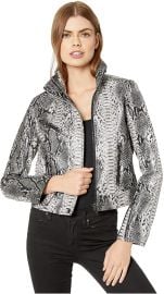 Faux Snakeskin Moto Jacket in Anaconda by Blank NYC at Amazon