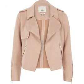 Faux Suede Trench Jacket by River Island at River Island