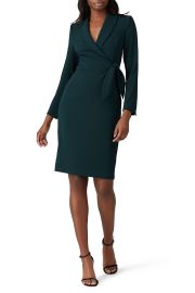 Faux Wrap Tuxedo Dress by Badgley Mischka for 101 Rent the Runway at Rent the Runway