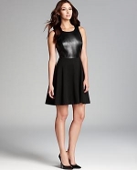 Faux leather dress by Laundry by Shelli Segal at Bloomingdales