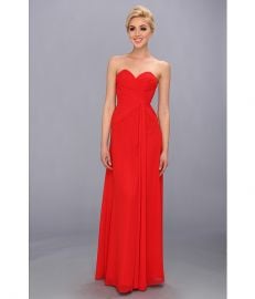 Faviana Strapless Sweetheart Dress 6428 Red at Zappos