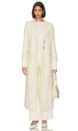 Favorite Daughter City Coat In White Boucle at Revolve